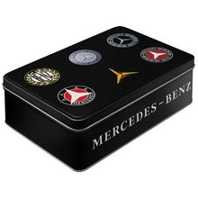 Nostalgic Art Flat Mercedes Benz Logo Flat Storage Tin Nostalgic Art