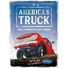 Nostalgic Art Ford America's Truck F100 Tin Sign - Large Nostalgic Art