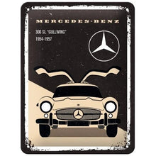 Nostalgic Art Mercedes Benz 300SL Beige Tin Sign - Small Nostalgic Art