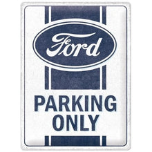 Nostalgic Art Ford Parking Only Tin Sign - Large Nostalgic Art