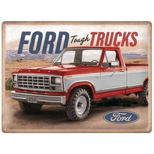Nostalgic Art Ford Tough Trucks F250 Ranger Special Edition Tin Sign - Large Nostalgic Art