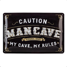 Nostalgic Art Man Cave Tin Sign - Medium Nostalgic Art