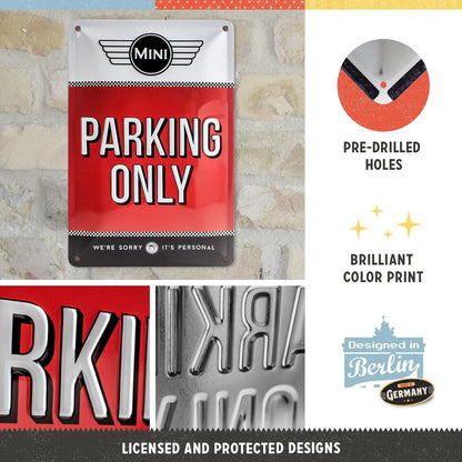 Nostalgic Art Mini Parking Only Tin Sign - Medium Nostalgic Art