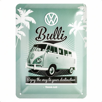 Nostalgic Art VW Retro Bulli Tin Sign - Small Nostalgic Art