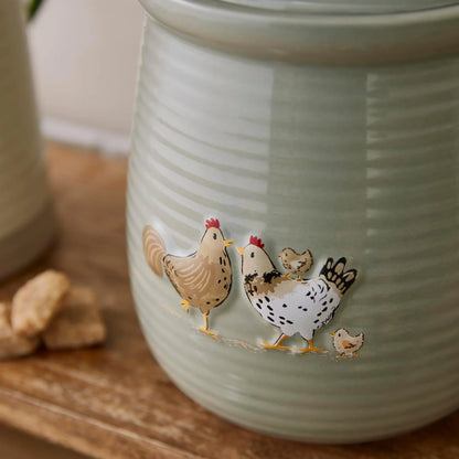 Cooksmart Hen House Lane Canister - Happy Family Cooksmart England