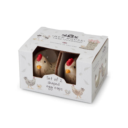 Cooksmart Hen House Lane Set of 2 Egg Cups Cooksmart England
