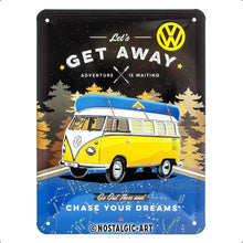 Nostalgic Art VW Lets Get Away Night - Small Nostalgic Art