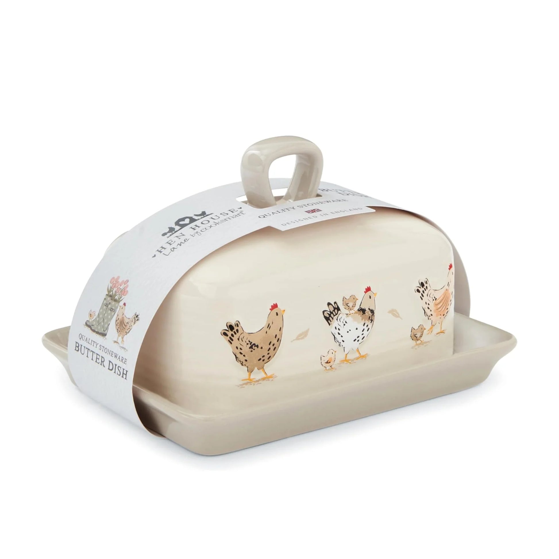 Cooksmart Hen House Lane Butter Dish Cooksmart England