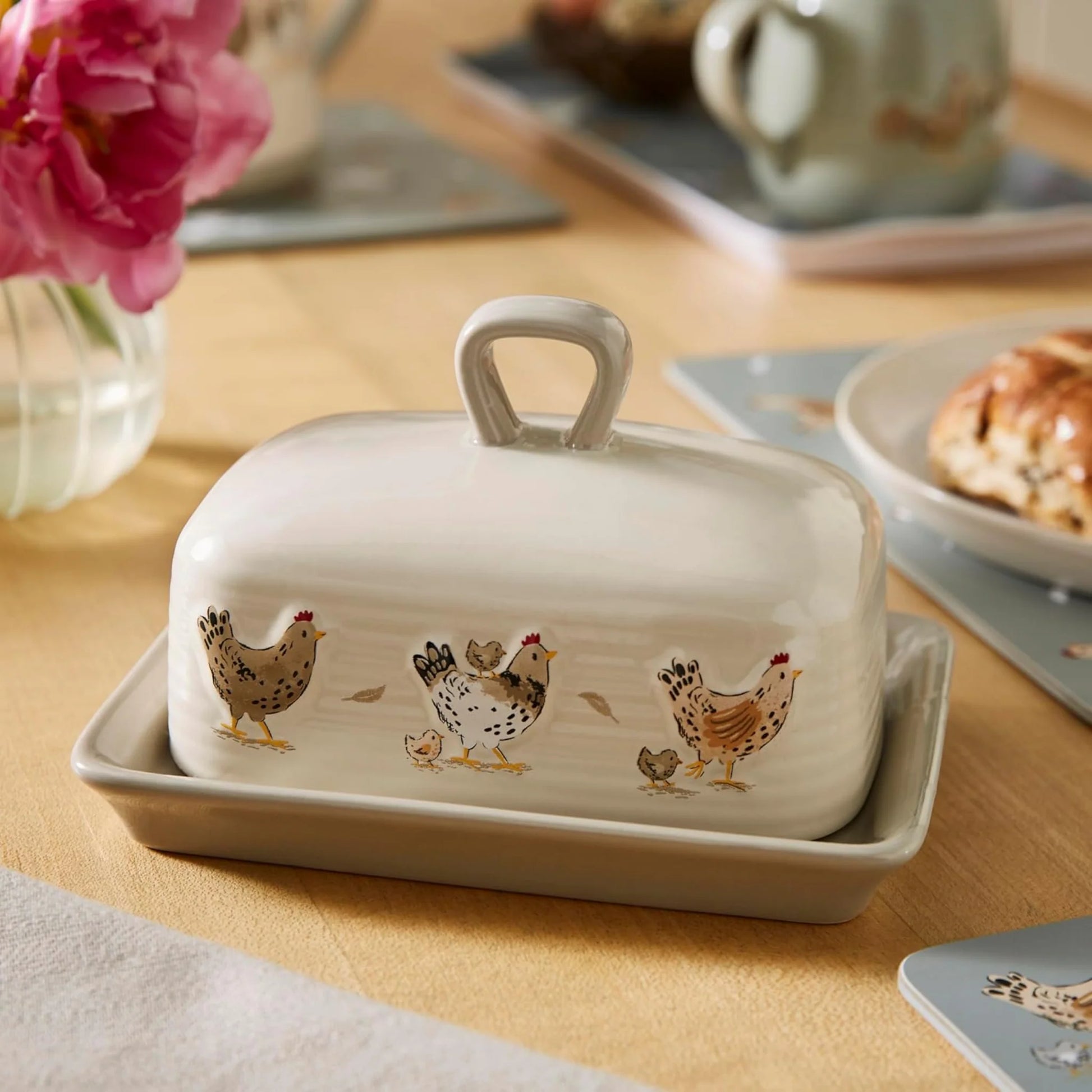 Cooksmart Hen House Lane Butter Dish Cooksmart England