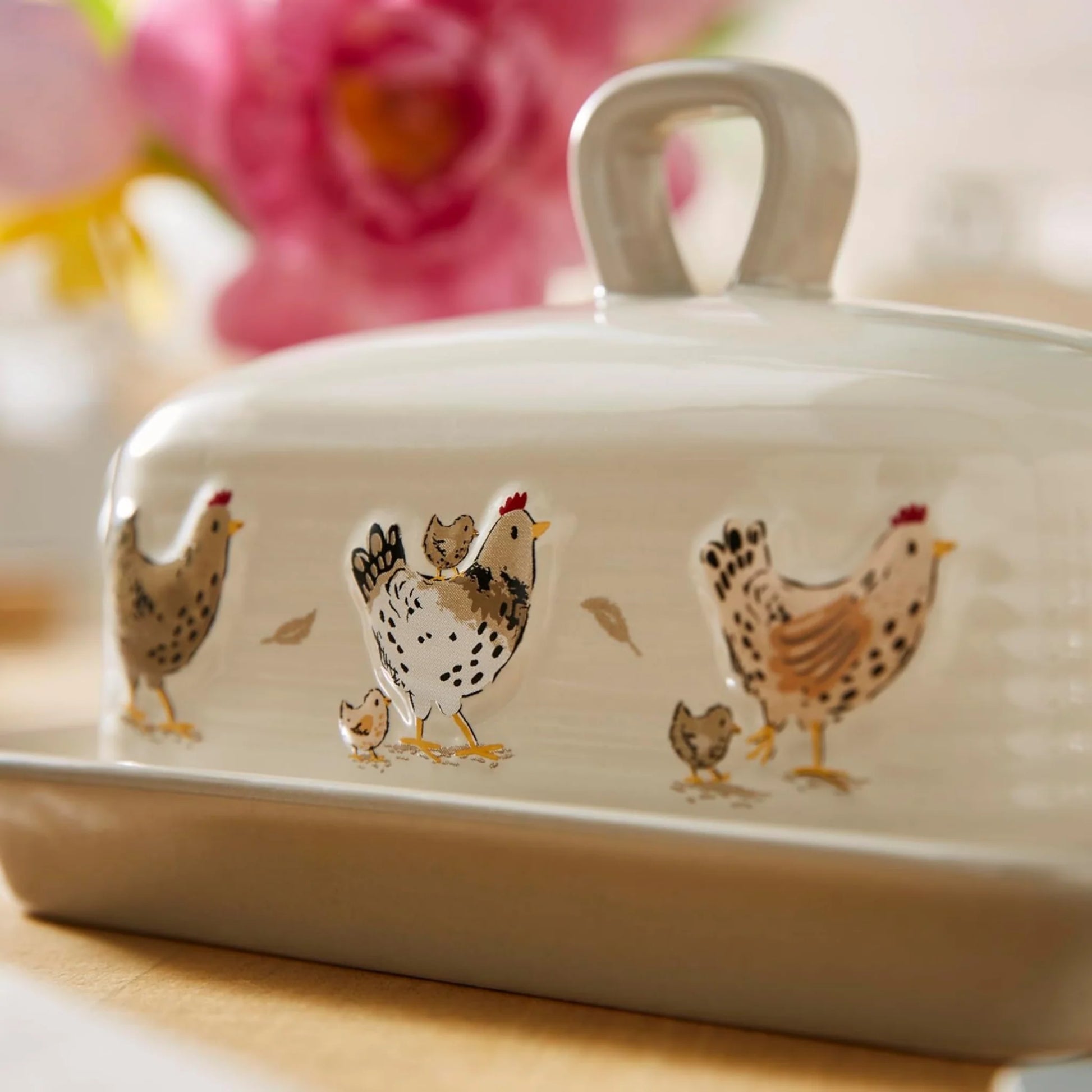 Cooksmart Hen House Lane Butter Dish Cooksmart England