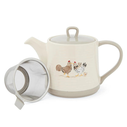 Cooksmart Hen House Lane Tea Pot with infuser Cooksmart England