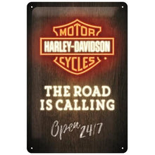 Nostalgic Art Harley Davidson Road is Calling Tin Sign - Medium Nostalgic Art
