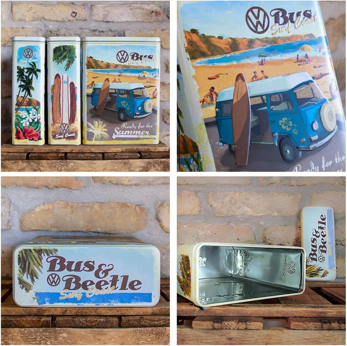 Nostalgic Art VW Bulli Beetle Storage Tin - XL Nostalgic Art
