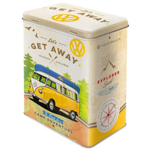 Nostalgic Art VW Bulli Let's Get Away Storage Tin - L Nostalgic Art