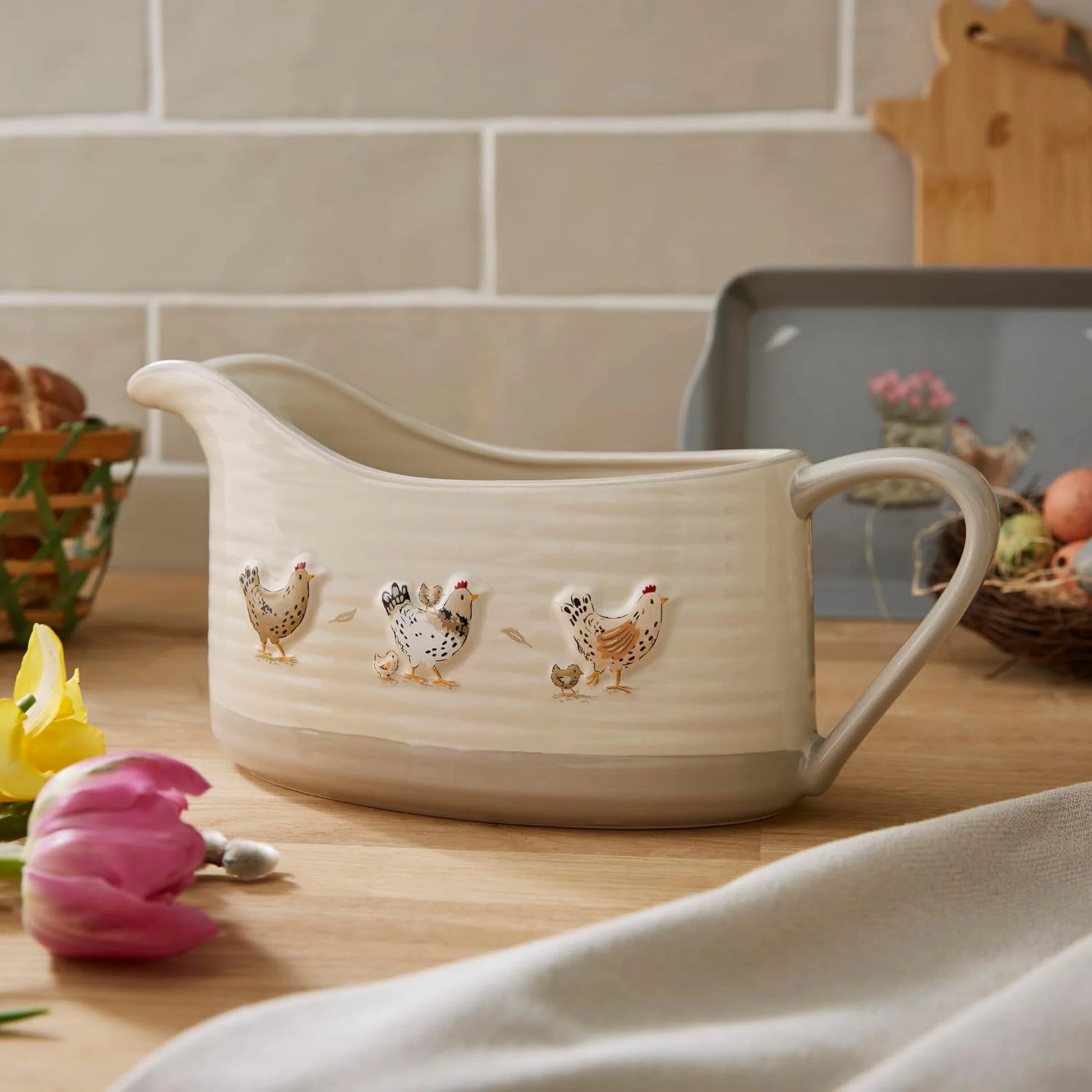 Cooksmart Hen House Lane Gravy Boat Cooksmart England
