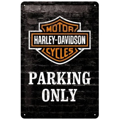 Nostalgic Art Harley Davidson Parking Only Tin Sign - Medium Nostalgic Art