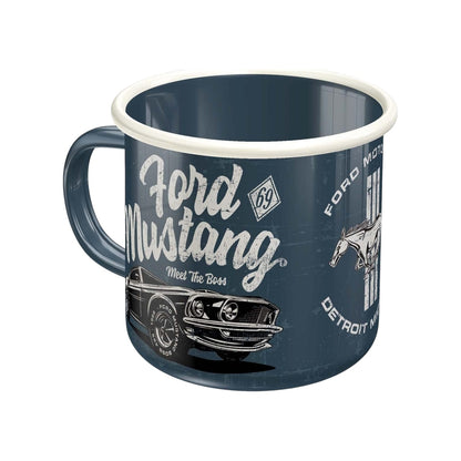 Nostalgic Art Ford Mustang Enamel Mug