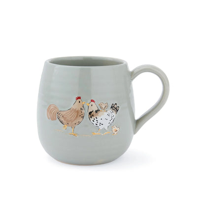 Cooksmart Hen House Lane Belly Mug - Happy Family Cooksmart England
