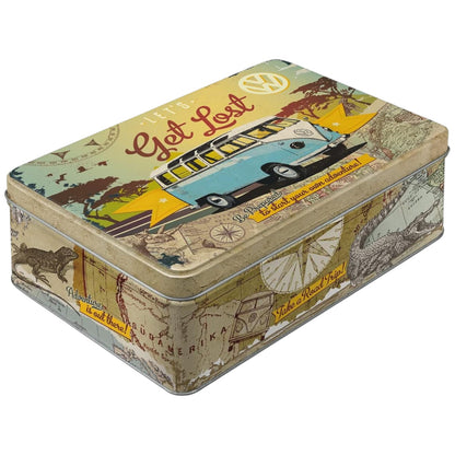 Nostalgic Art VW Let's Get Lost Flat Storage Tin Nostalgic Art