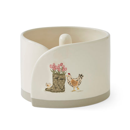 Cooksmart Hen House Lane Kitchen Roll Holder