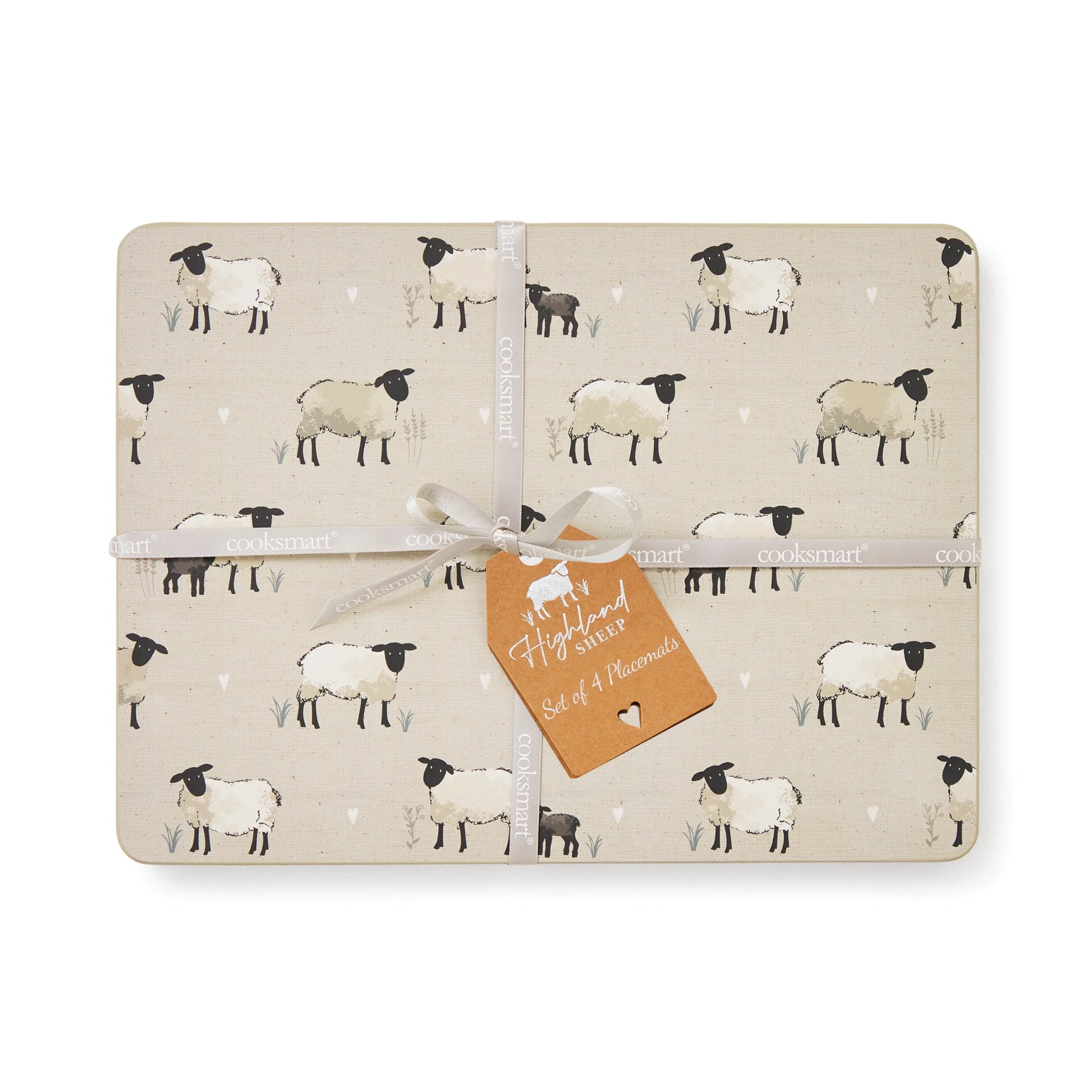 Cooksmart Highland Sheep Set of 4 Placemats Cooksmart England