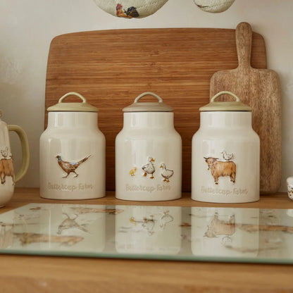 Cooksmart Buttercup Farm Ceramic Sugar Canister Cooksmart England