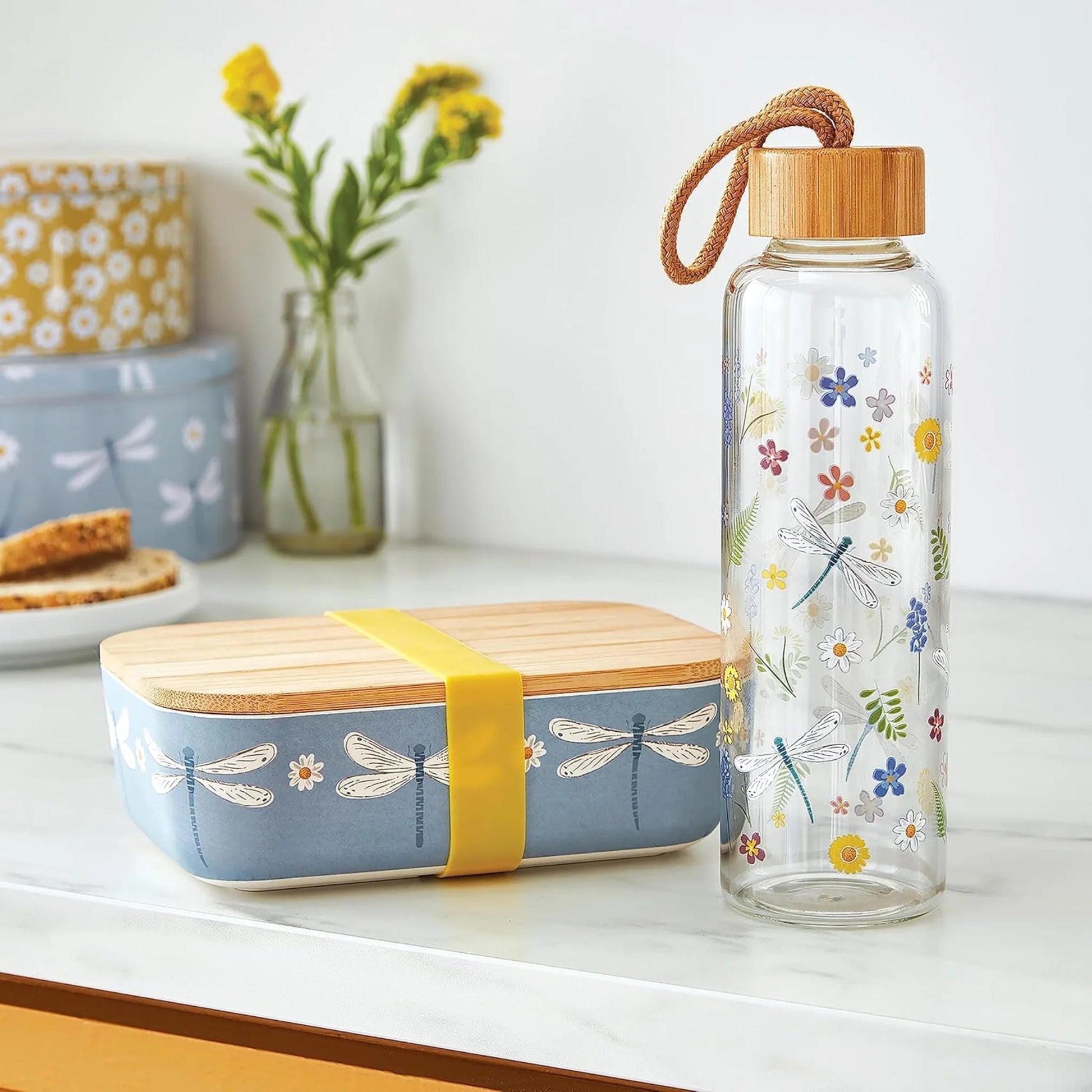 Cooksmart English Meadow Bamboo Lunch Box Cooksmart England
