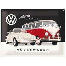 Nostalgic Art VW Meet the Classics Tin Sign - Large Nostalgic Art