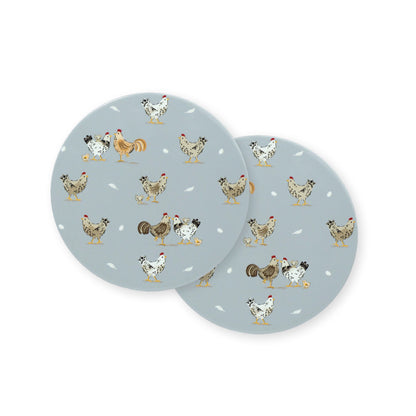 Cooksmart Hen House Lane Set of 2 Trivets