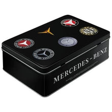 Nostalgic Art Flat Mercedes Benz Logo Flat Storage Tin Nostalgic Art