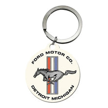 Nostalgic Art Ford Mustang - Horse & Stripes Logo Key Ring Nostalgic Art