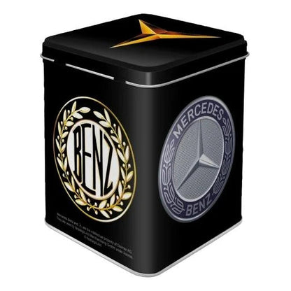 Nostalgic Art Mercedes Benz Logo Evolution Tea Box Nostalgic Art