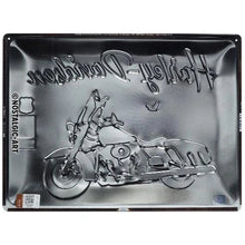 Nostalgic Art Harley Davidson Route 66 Tin Sign - Large Nostalgic Art