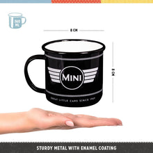 Nostalgic Art Mini Black Logo Enamel Mug Nostalgic Art
