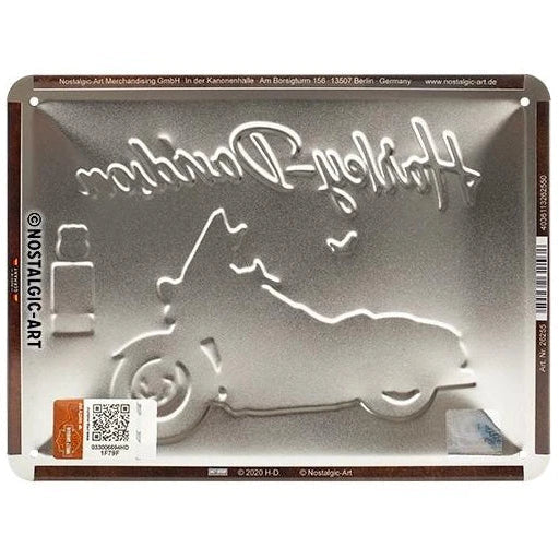 Nostalgic Art Harley Davidson Route 66 Tin Sign - Small Nostalgic Art