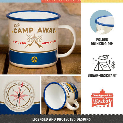 Nostalgic Art VW Bulli Camp Enamel Mug Nostalgic Art