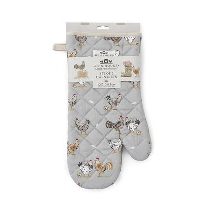 Cooksmart Hen House Lane Gauntlet Oven Glove - 2 Pack Cooksmart England