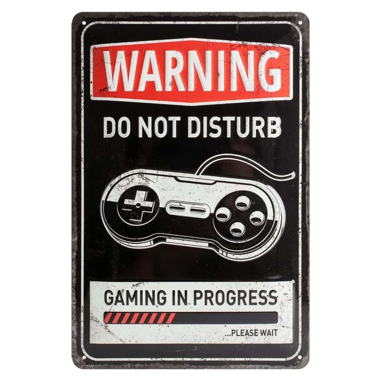 Nostalgic Art Gaming In Prog Tin Sign - Medium Nostalgic Art