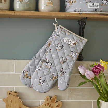 Cooksmart Hen House Lane Gauntlet Oven Glove - 2 Pack Cooksmart England