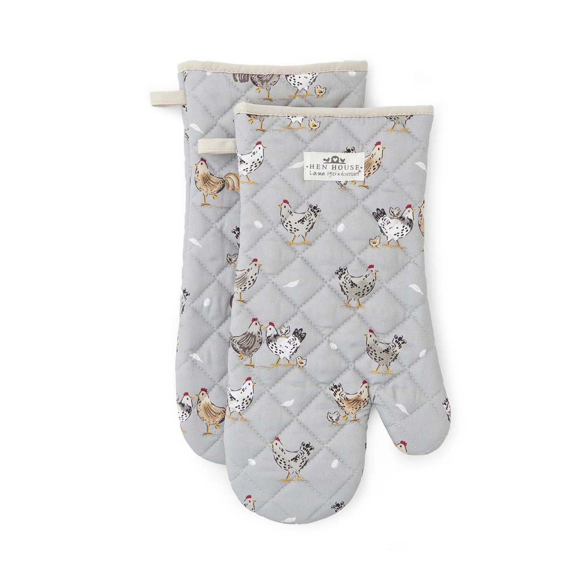 Cooksmart Hen House Lane Gauntlet Oven Glove - 2 Pack Cooksmart England