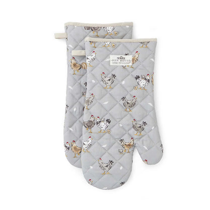 Cooksmart Hen House Lane Gauntlet Oven Glove - 2 Pack Cooksmart England