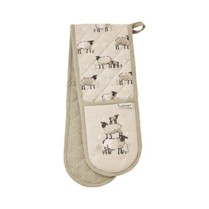 Cooksmart Highland Sheep Double Oven Glove