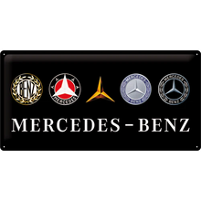 Nostalgic Art Mercedes Benz Logo Tin Sign Nostalgic Art