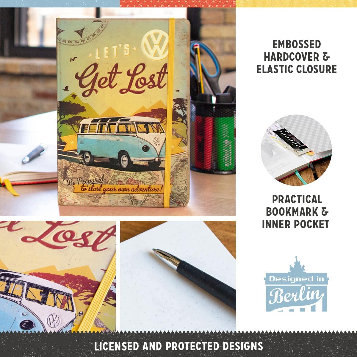 Nostalgic Art VW Bulli Let´s Get Lost Notebook Nostalgic Art