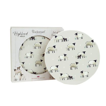 Cooksmart Highland Sheep Set of 2 Trivets