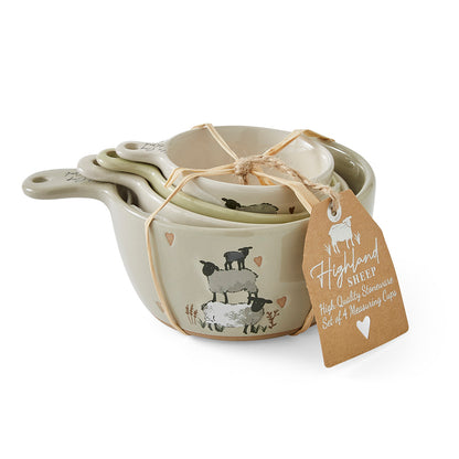 Cooksmart Highland Sheep Set of 4 Measuring Cups