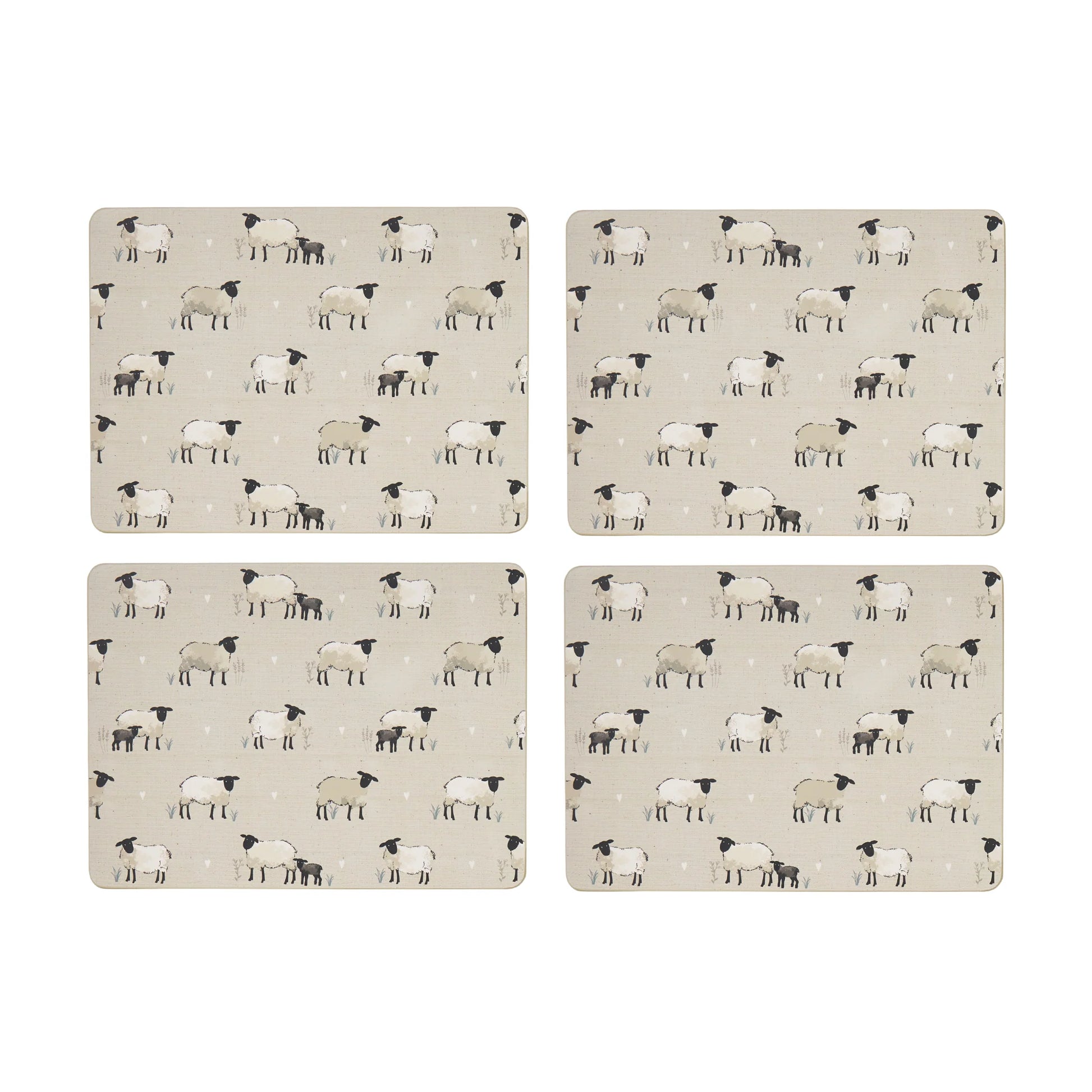 Cooksmart Highland Sheep Set of 4 Placemats Cooksmart England