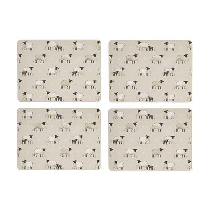 Cooksmart Highland Sheep Set of 4 Placemats Cooksmart England