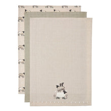 Cooksmart Highland Sheep Tea Towels - 3 Pack Cooksmart England