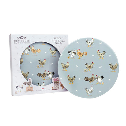 Cooksmart Hen House Lane Set of 2 Trivets